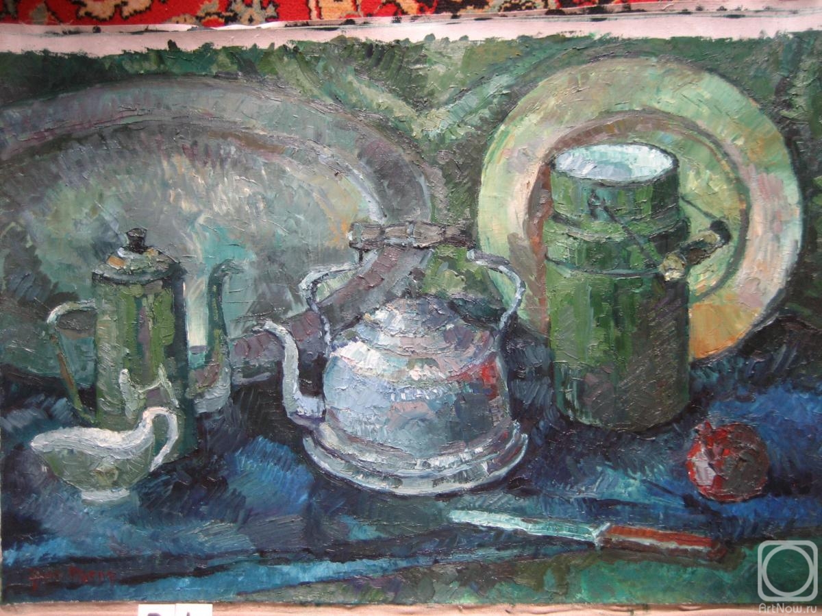 Rogov Vitaly. Still life with a kettle. 24