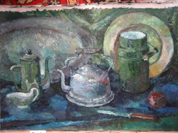 Still life with a kettle. 24. Rogov Vitaly