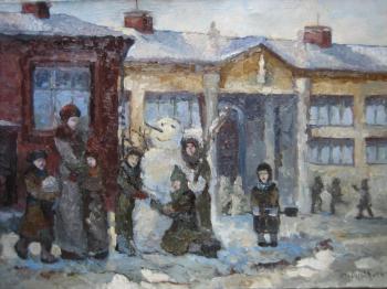 The snowman's children were blinded. Rogov Vitaly
