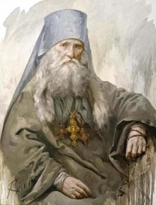 Portrait of Saint Pimen Ugresh. Ravi Natalia