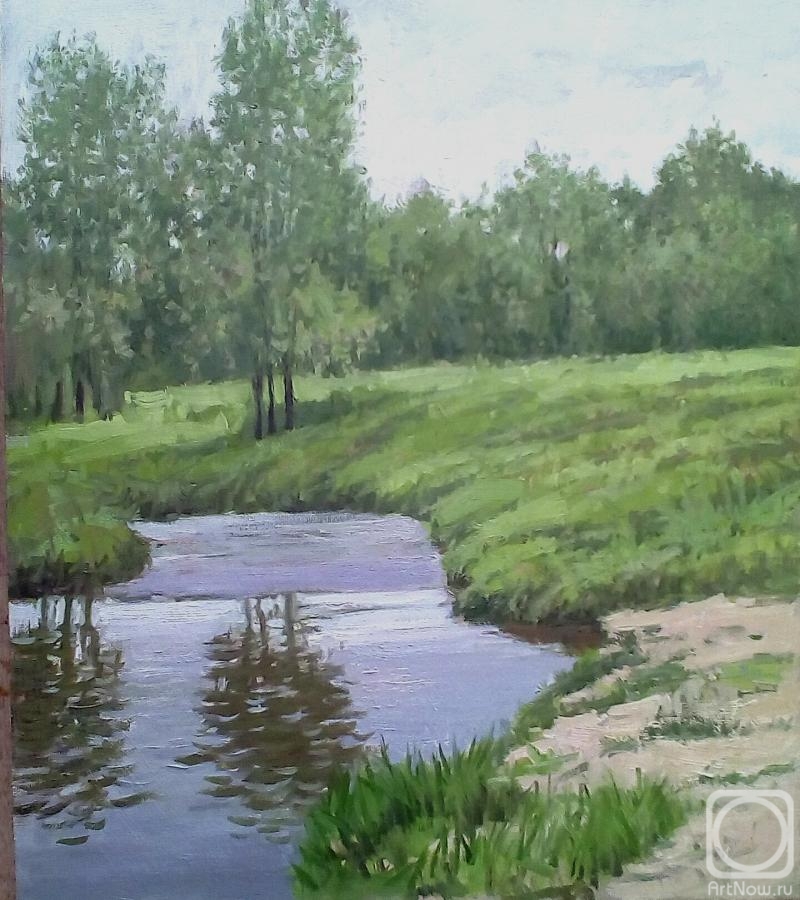 Toporkov Anatoliy. Rolling on a small river