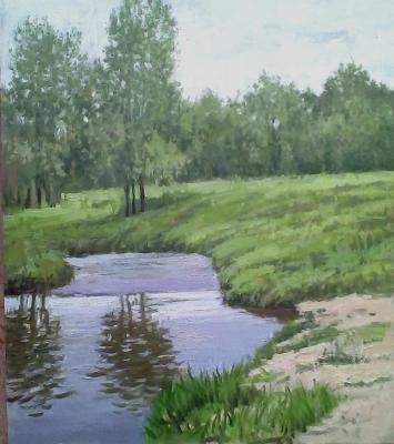 Rolling on a small river. Toporkov Anatoliy