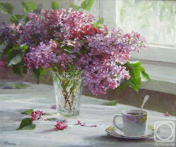Seng Anatoliy. Still life with lilacs