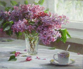 Seng Anatoliy Nicolaevich. Still life with lilacs