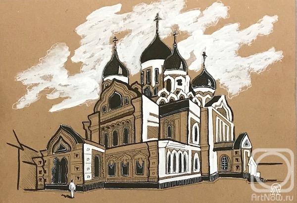 Lukaneva Larissa. Orthodox Church (sketch)