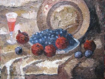 Pomegranates and grapes. Rogov Vitaly