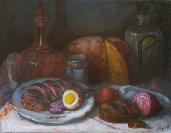 Herring and egg (  ). Shumakova Elena