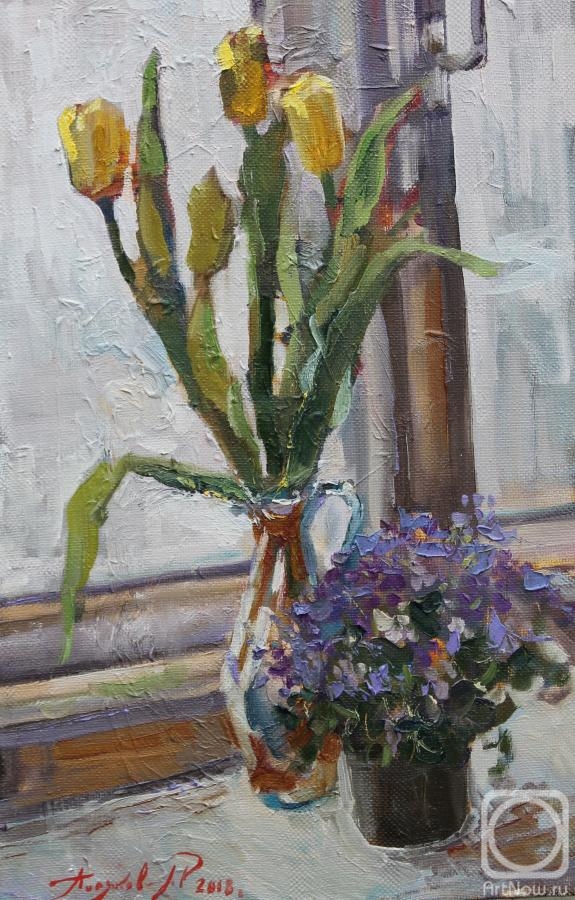 Polyakov Arkady. Mother's flowers