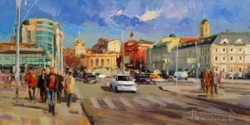 On the way to the artist V. Proshin. Trubnaya Square (The Boulevard Ring). Shalaev Alexey