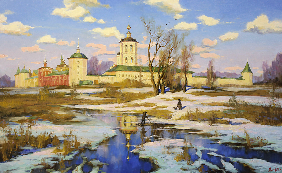 Nesterchuk Stepan. Spring. Nikolo-Peshnoshsky Monastery