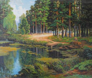 Overgrown pond. Bozhko Roman