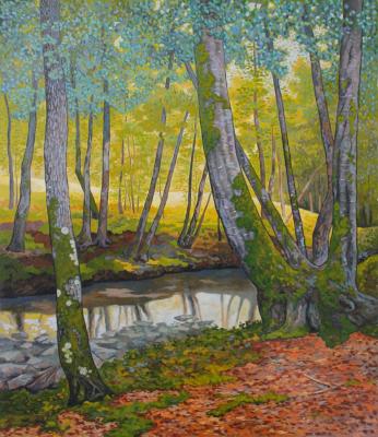 Stream in the forest. Bozhko Roman
