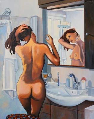 At the mirror. Bozhko Roman