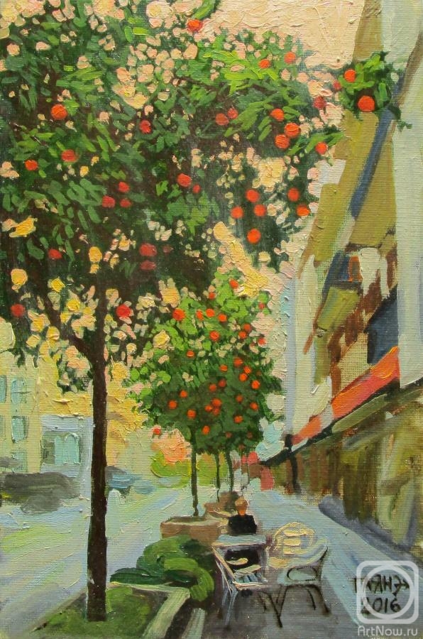 Dobrovolskaya Gayane. Oranges in the streets of Marbella