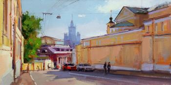 Moscow holidays. Malyi Ivanovsky Lane. Shalaev Alexey