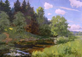 Pahra river. Panteleev Sergey