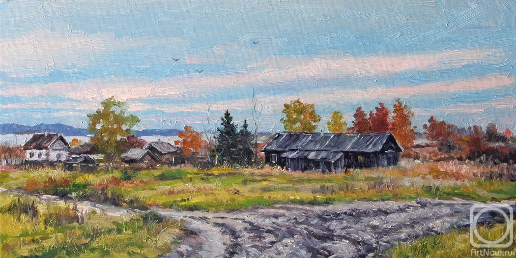 Volya Alexander. Village in September