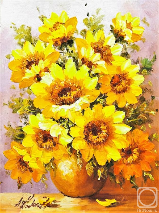 Vlodarchik Andjei. Garden sunflowers N2