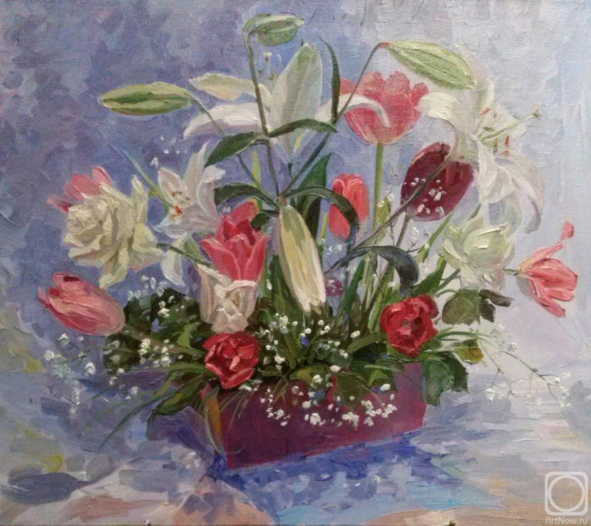 Kirichenko (Sorel) Natalia. Tulips and lilies