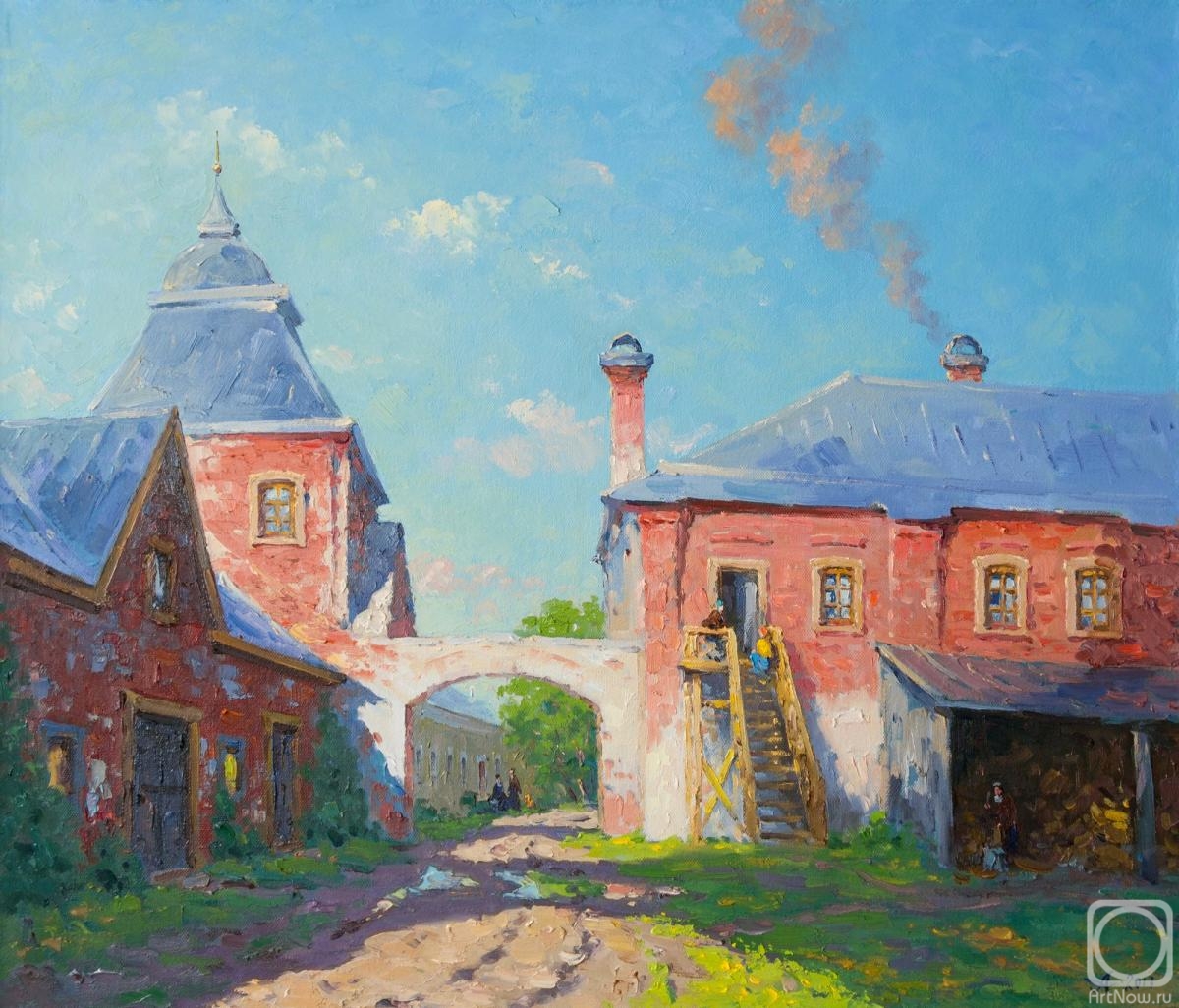Alexandrovsky Alexander. The monastery yard