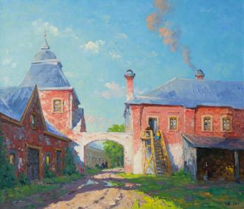 The monastery yard. Alexandrovsky Alexander