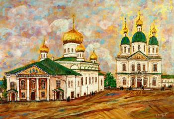 Sarov Desert. Church of the Life-Giving Spring and the Assumption Cathedral