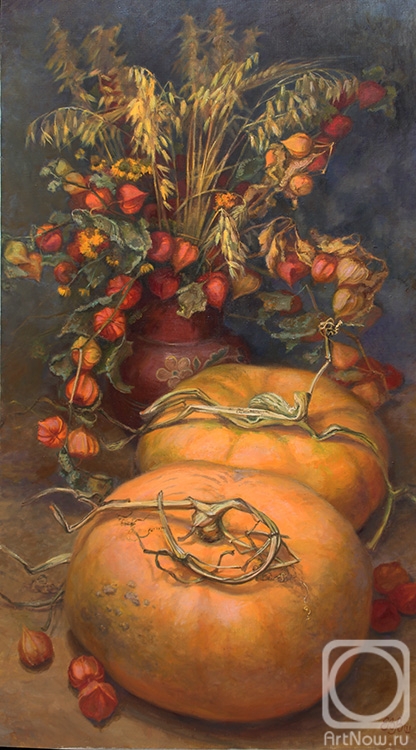 Shumakova Elena. Two pumpkins