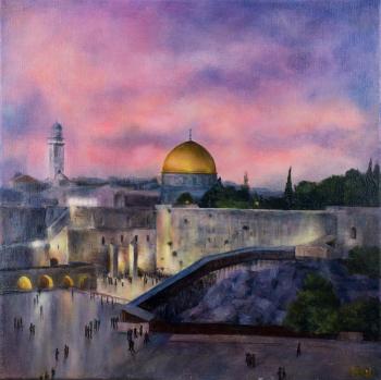 Jerusalem sunset. Goldstein Tatyana