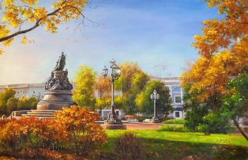 In the parks of St. Petersburg. Romm Alexandr