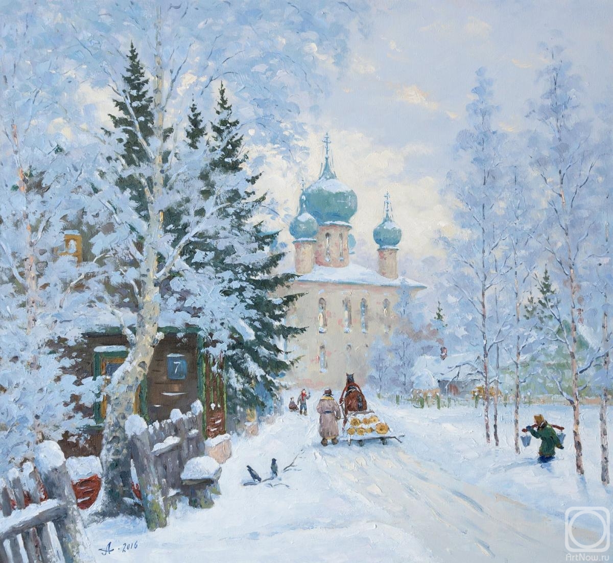 Alexandrovsky Alexander. Kargopol, frost