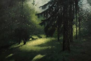 Tsukan Dmitrii Aleksandrovich. A June day, shaded by trees