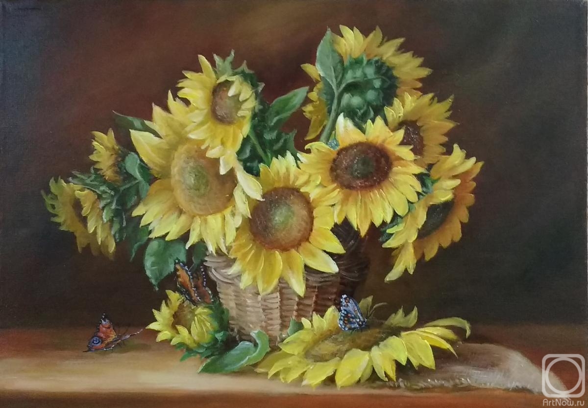 Panov Aleksandr. Sunflowers