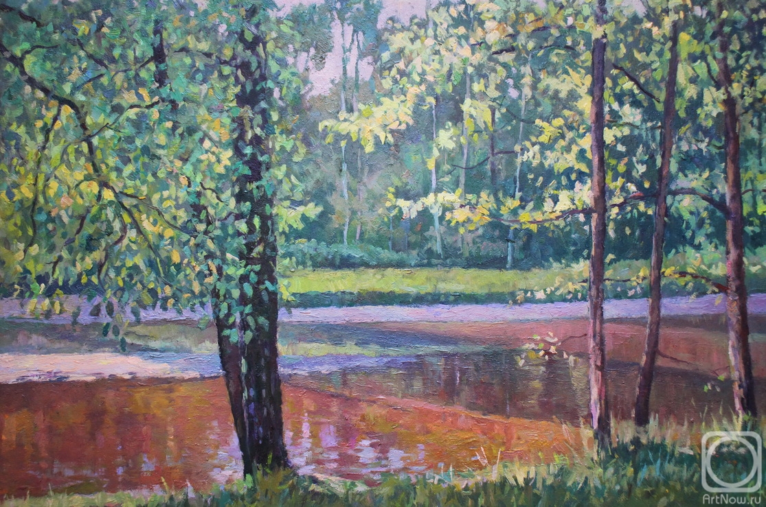 Sapozhnikov Yura. Evening Pond