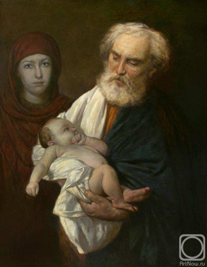 Mironov Andrey. Saint Simeon with the Christ child