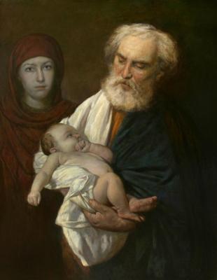 Saint Simeon with the Christ child