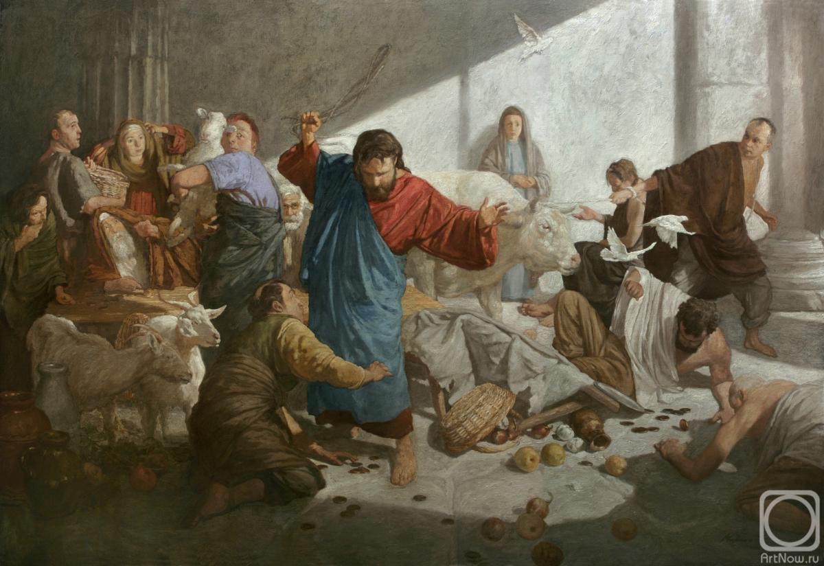 Mironov Andrey. Expulsion of traders from the temple