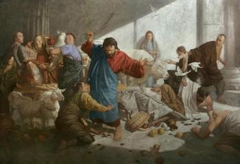 Expulsion of traders from the temple. Mironov Andrey