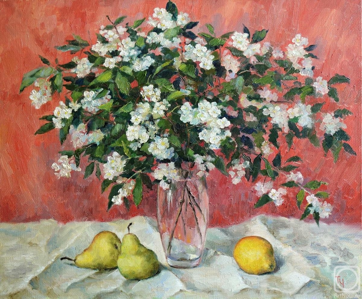Chepkasova Tatiana. Jasmine and fruit