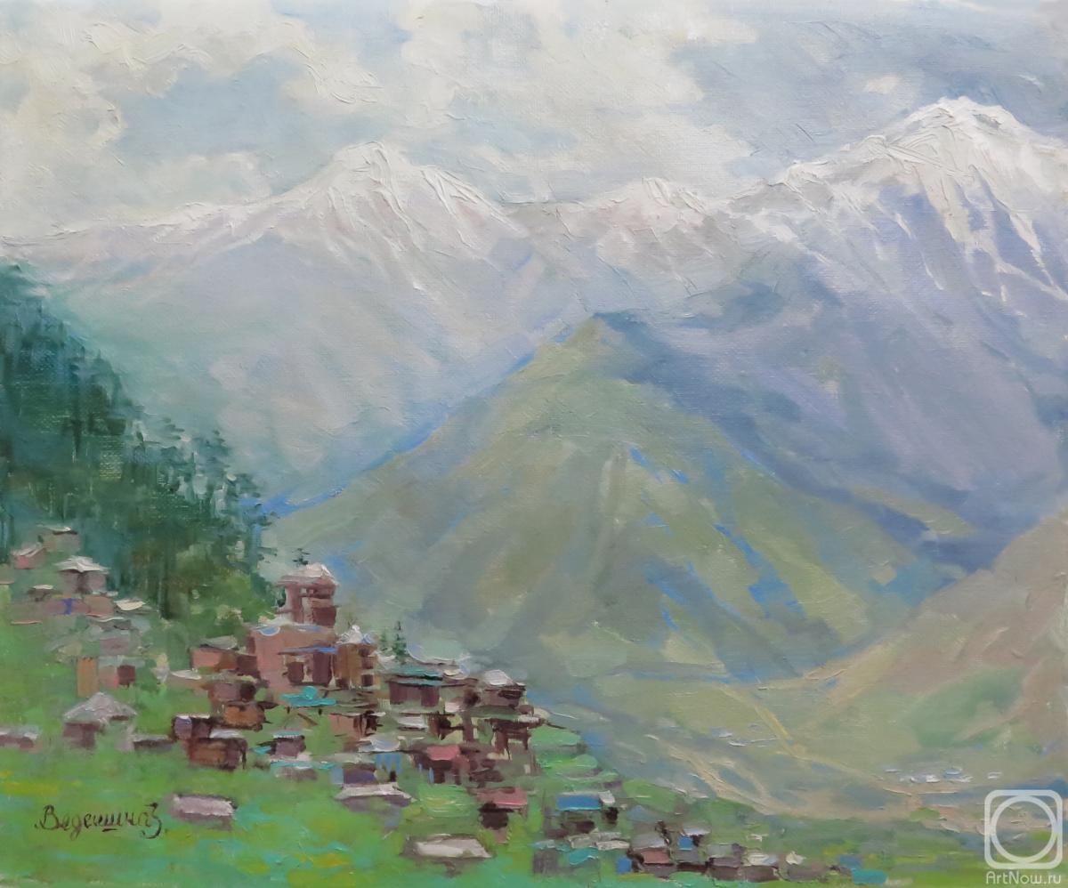 Vedeshina Zinaida. Himalayas. Morning in Naggar