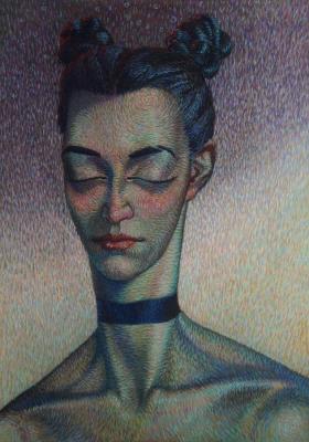 Portrait of a Woman (Long Neck). Grishin Alexandr