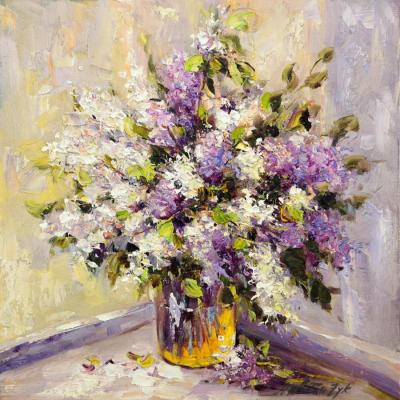 Bouquet. Jasmine and lilac