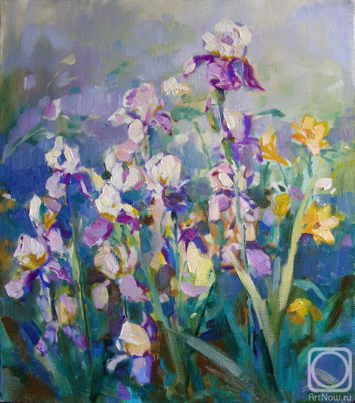 Katyshev Anton. Irises in the garden