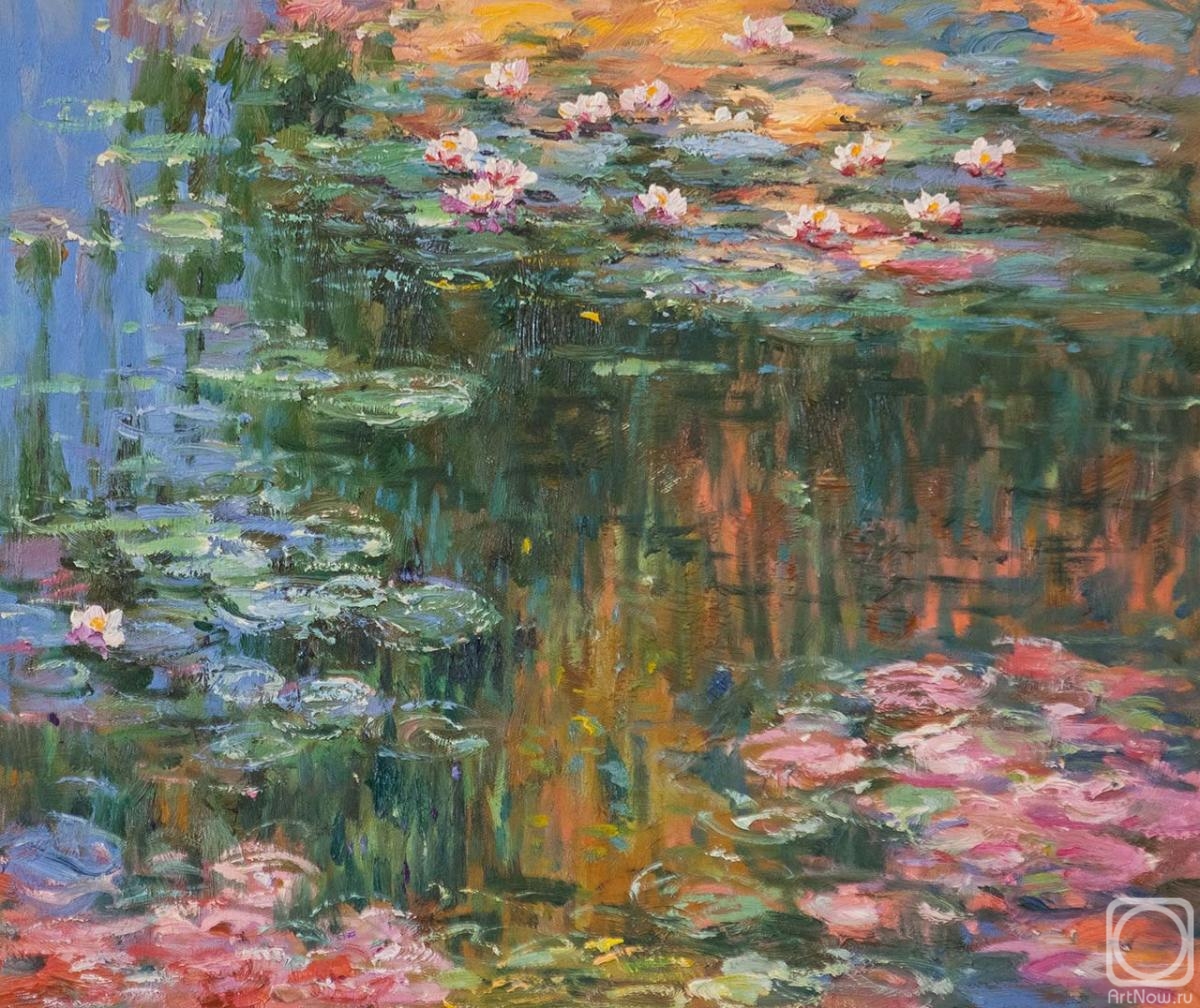 Kamskij Savelij. Copy of the painting the Water lilies, N22