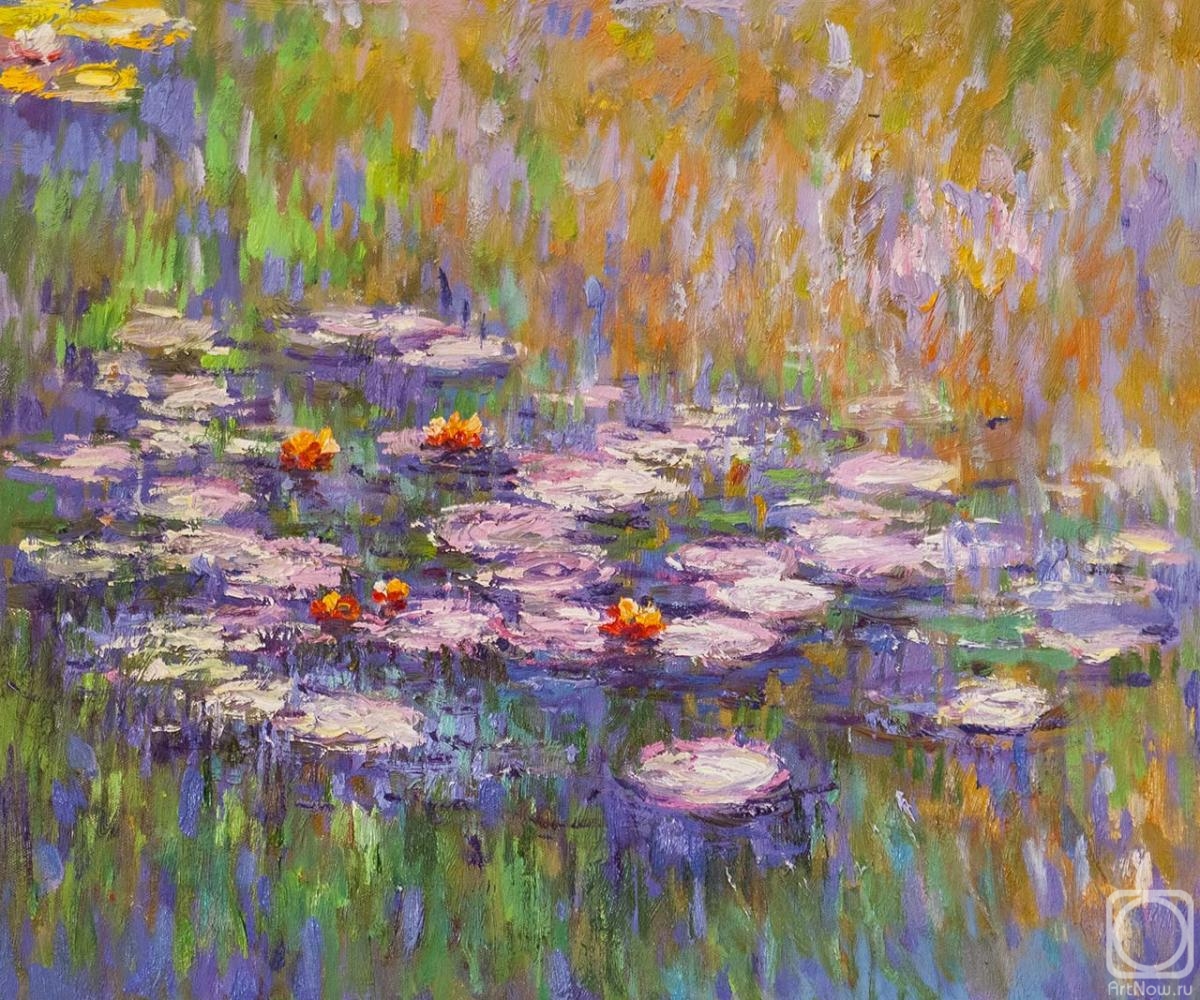 Kamskij Savelij. Copy of the painting the Water lilies, N23