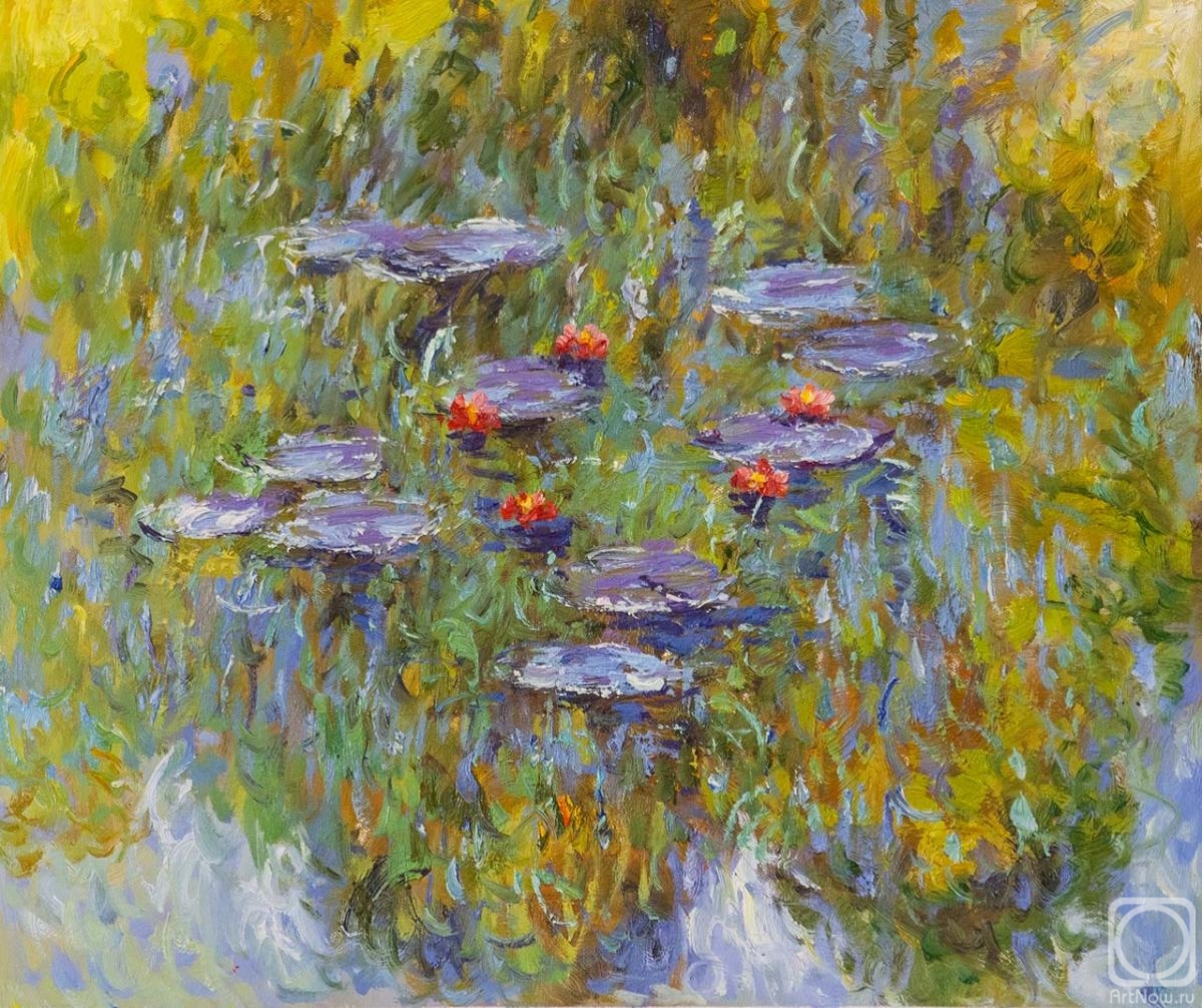 Kamskij Savelij. Copy of The painting water lilies, N 26