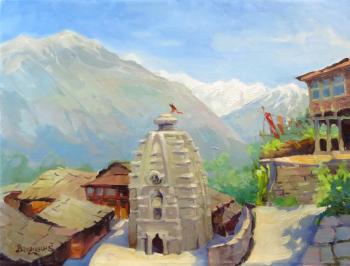 Vedeshina Zinaida Andreevna. Himalayas. Hindu temple. Naggar