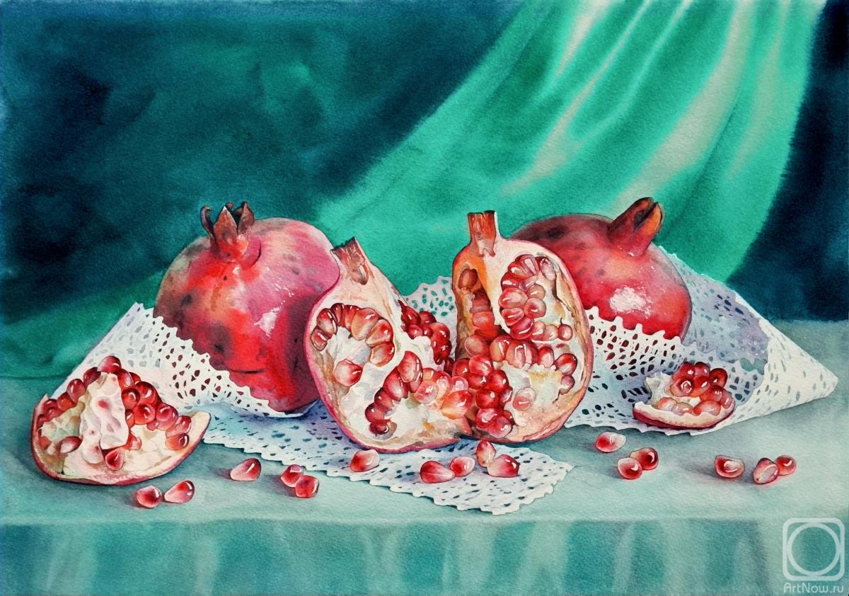 Shundeeva Tatiana. Pomegranate pearls