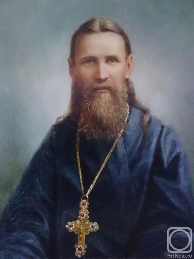 Shustin Vladimir. Portrait of St. Righteous Ionnn Kronshtadsky