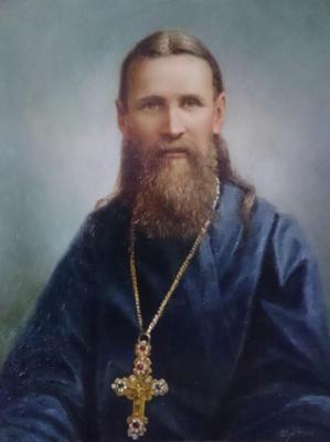 Portrait of St. Righteous Ionnn Kronshtadsky. Shustin Vladimir