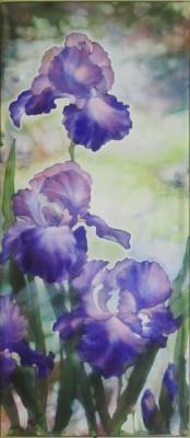 Indigo irises. Mavrycheva Lubov
